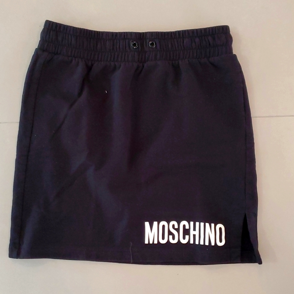 Moschino Kids Logo-Print A-line Mini Skirt - Picture 1 of 5